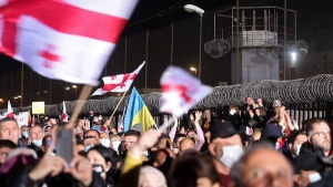 Начало протестов против Михаила Саакашвили в Грузии