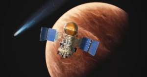 Беспилотный космический аппарат Венера-1 впервые пролетел около Венеры