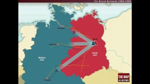 Начало блокады Западного Берлина Советским Союзом