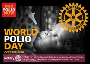 Всемирный день борьбы с полиомиелитом (ВОЗ, ЮНИСЕФ и Rotary International)