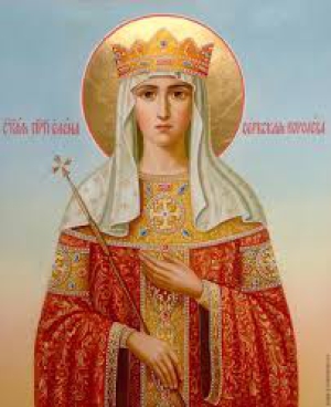 Елена Сербская, королева